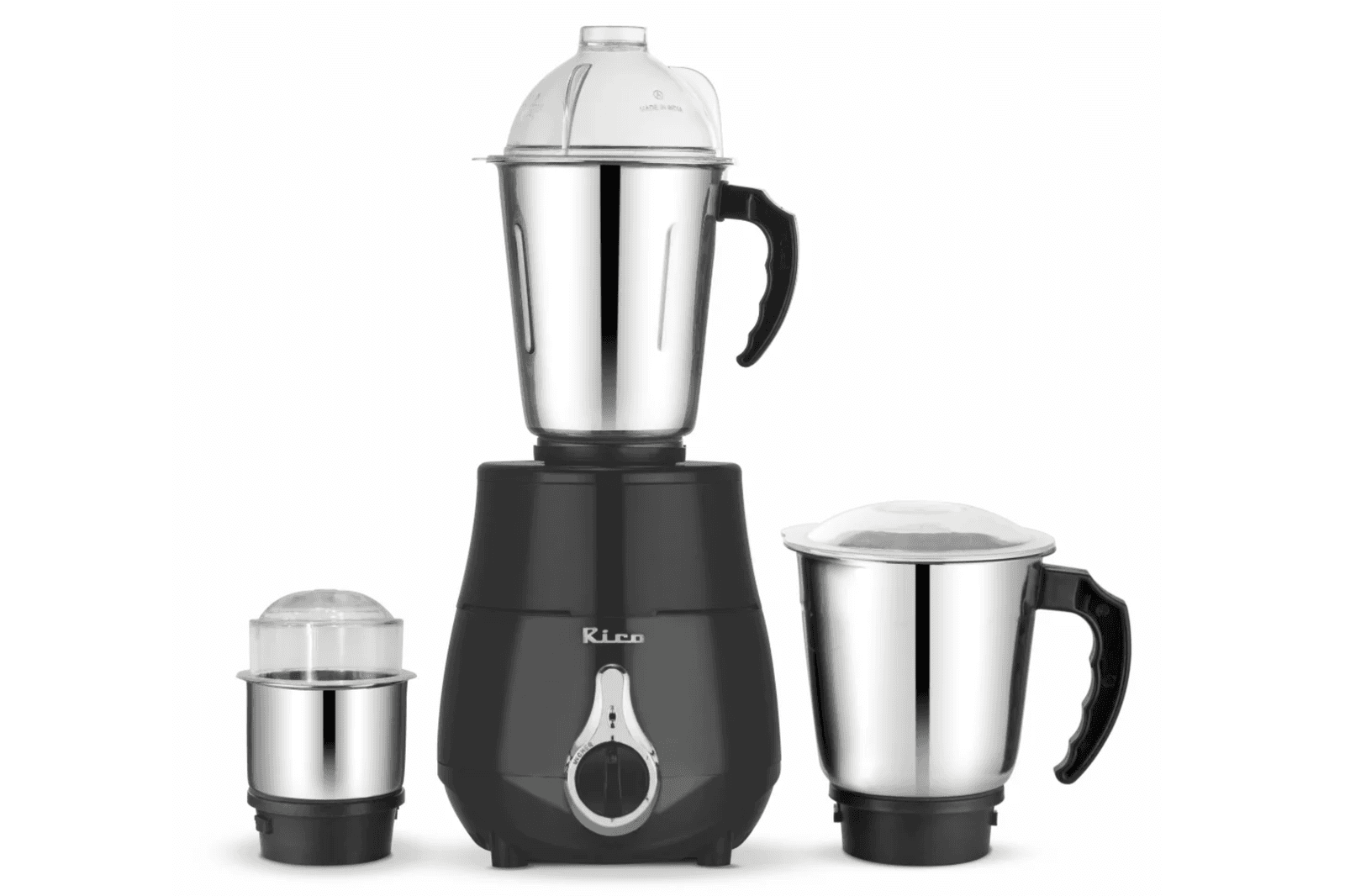 Rico Mixer Grinder 750 Watts with Liquid, Dry and Chutney Jars MG2308 (Black)