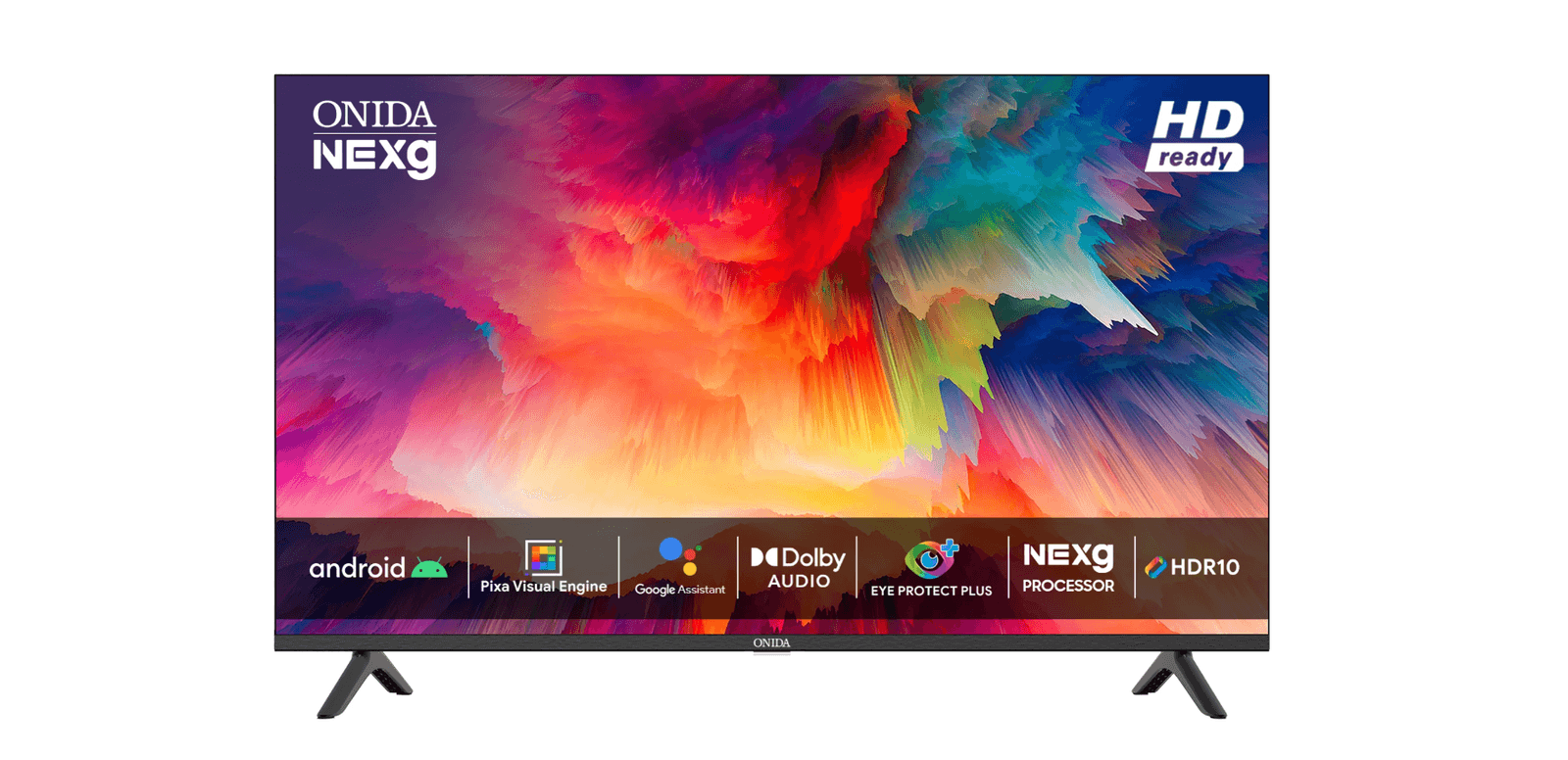 ONIDA NA 80.01 cm (32 inch) HD Ready LED Smart Android TV with Dolby Audio, HDR10 Q32HGDT300R