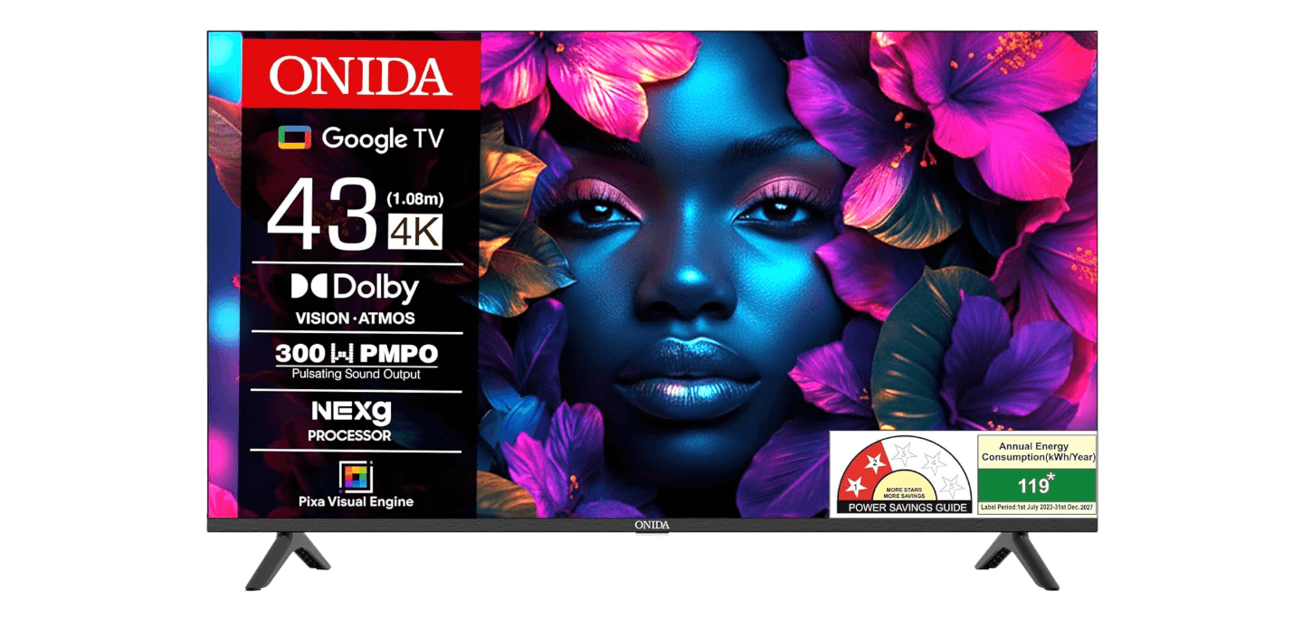 ONIDA 43" QLED ROCK GOOGLE TV Q43FGDT4000