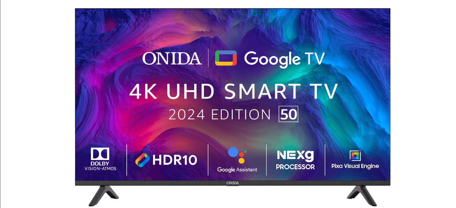 ONIDA 50" ULTRA HD SMART GOOGLE TV