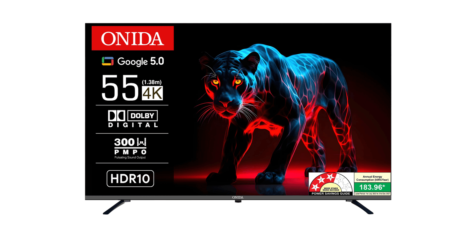 ONIDA 55" ULTRA HD SMART GOOGLE TV 55UGID-R