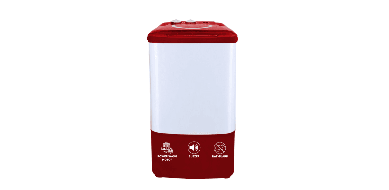 ONIDA 7 kg Washer only White, Maroon (W70W)