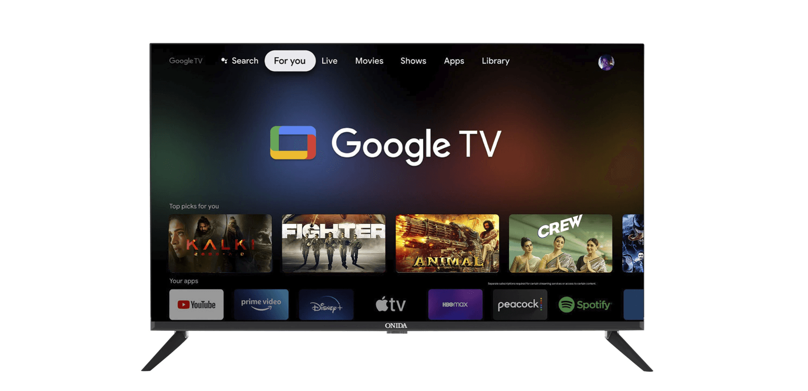 ONIDA 32" HD READY GOOGLE LED TV 32HGI-1