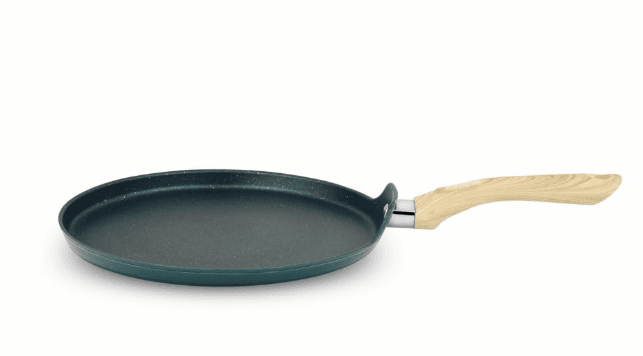 United Ekta Dosa Tawa Teal Blue + Gold Spatter - 260mm (PF0331)