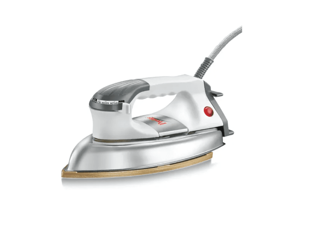 Prestige PDI 06 Dry Iron 1000 W with Greblon Coated Sole Plate (Silver)