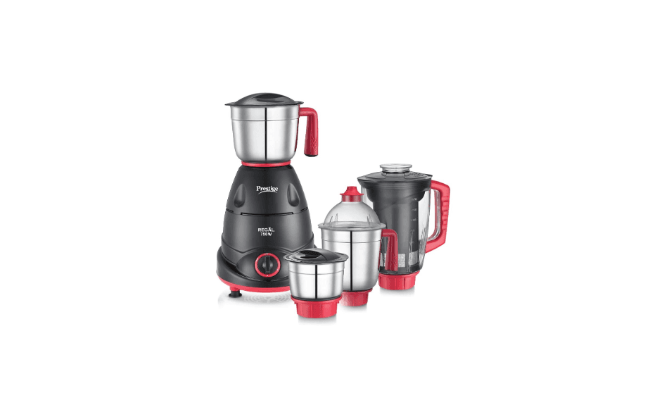 Prestige 750 Watts Regal Mixer Grinder with 4 Jars  (42568)