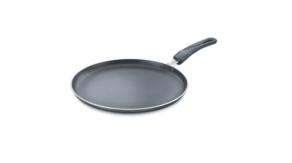 Prestige Omega Select Plus Non-stick Omni Tawa, 27.5 cm (Black)