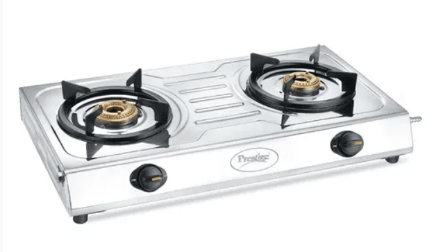 PRESTIGE PRIME 2 BURNER LP GAS STOVE SS (40098)
