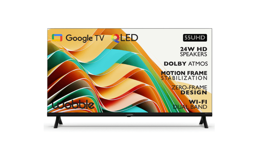 WOBBLE 55 Inch X-Series Google LED TV (WB55QDXGU2875T24)