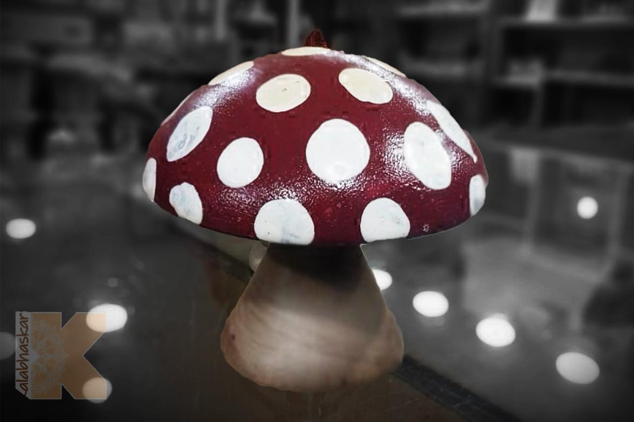 Wood Carving Mushroom_k11