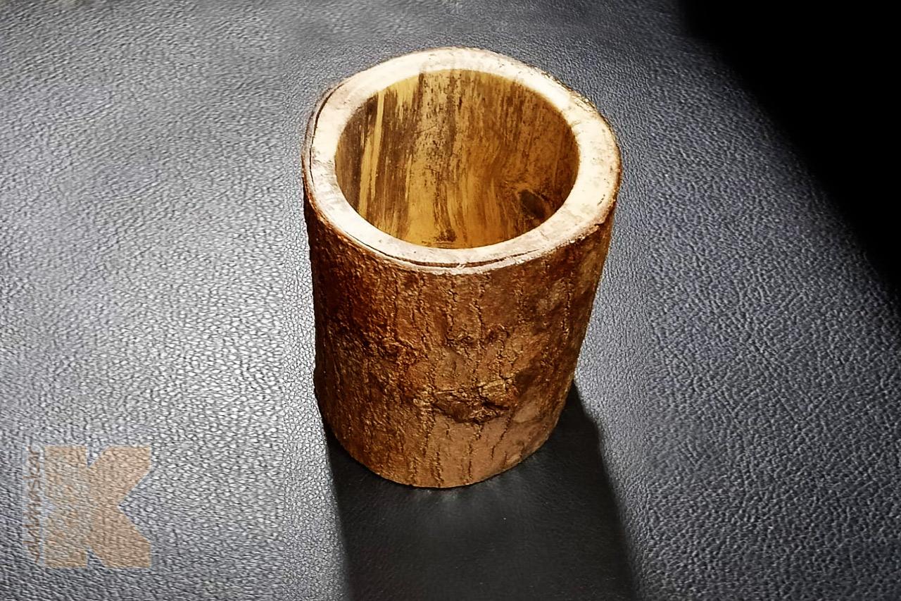 Wood Carving Pen Stand -k12