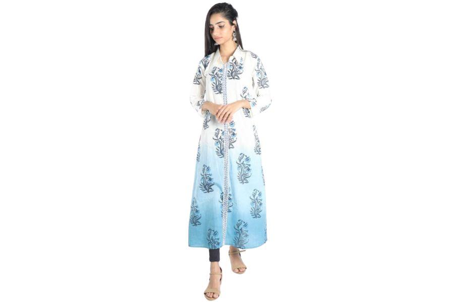 Block-Printed Kurti - 3