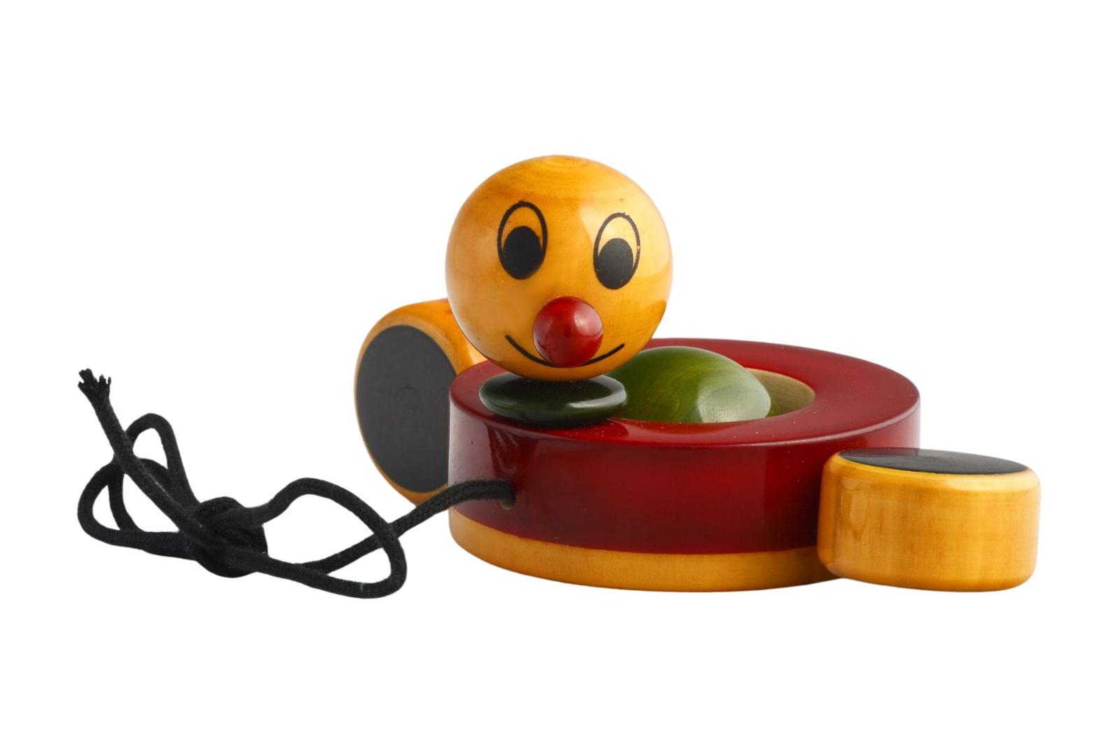 Channapatna Duby Duck Wooden Pull Toy