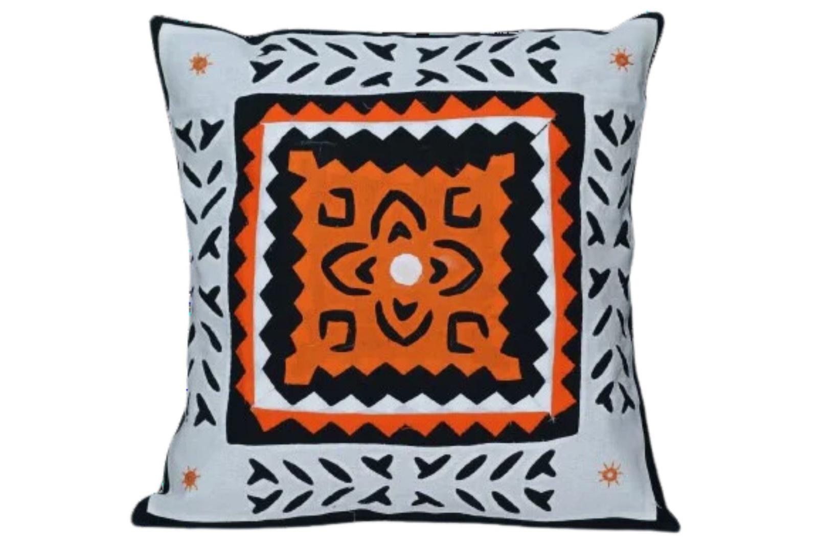 Emb Applique Cushion Cover