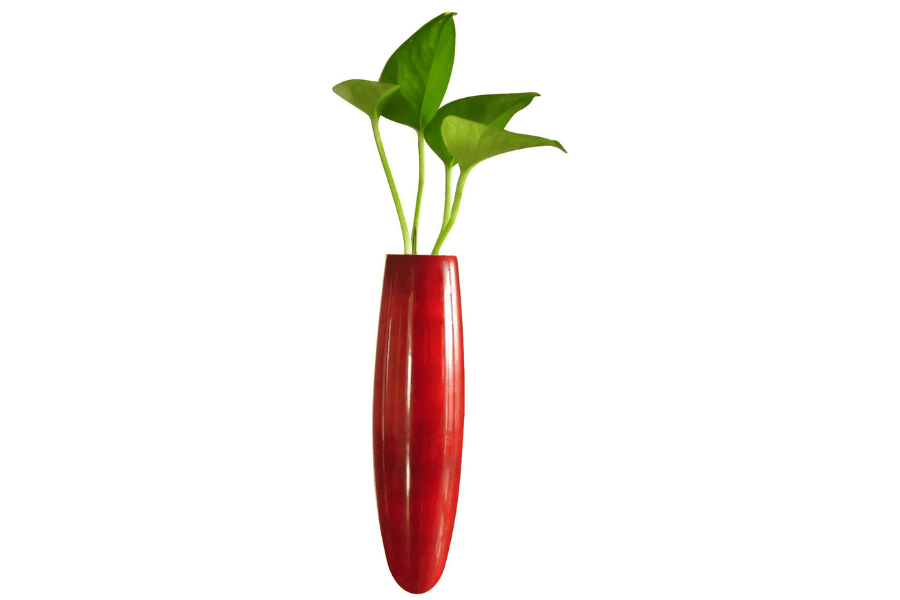 Channapatna Fridge Vase Wooden Plant Holder