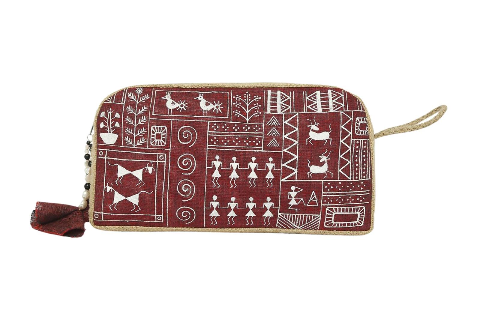 Warli Jute Pouch