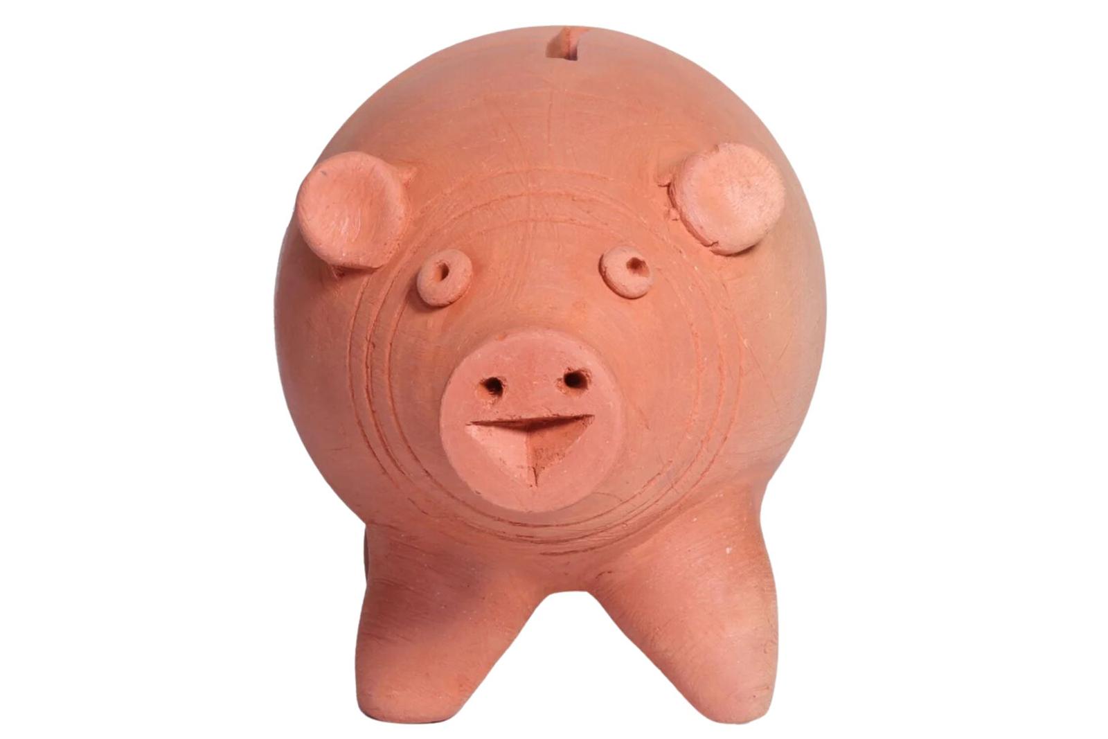 Terracotta Handmade Gullak (Piggy Bank)