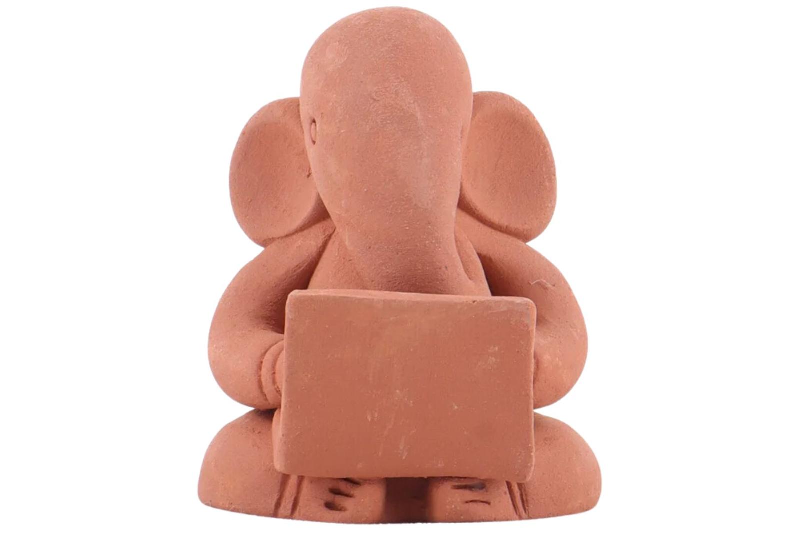 Terracotta Laptop Ganesh