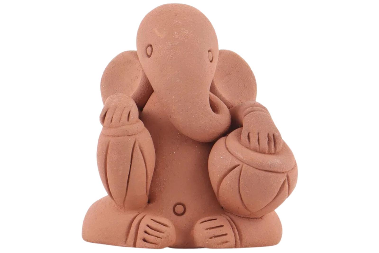 Terracotta Tabla ganesh