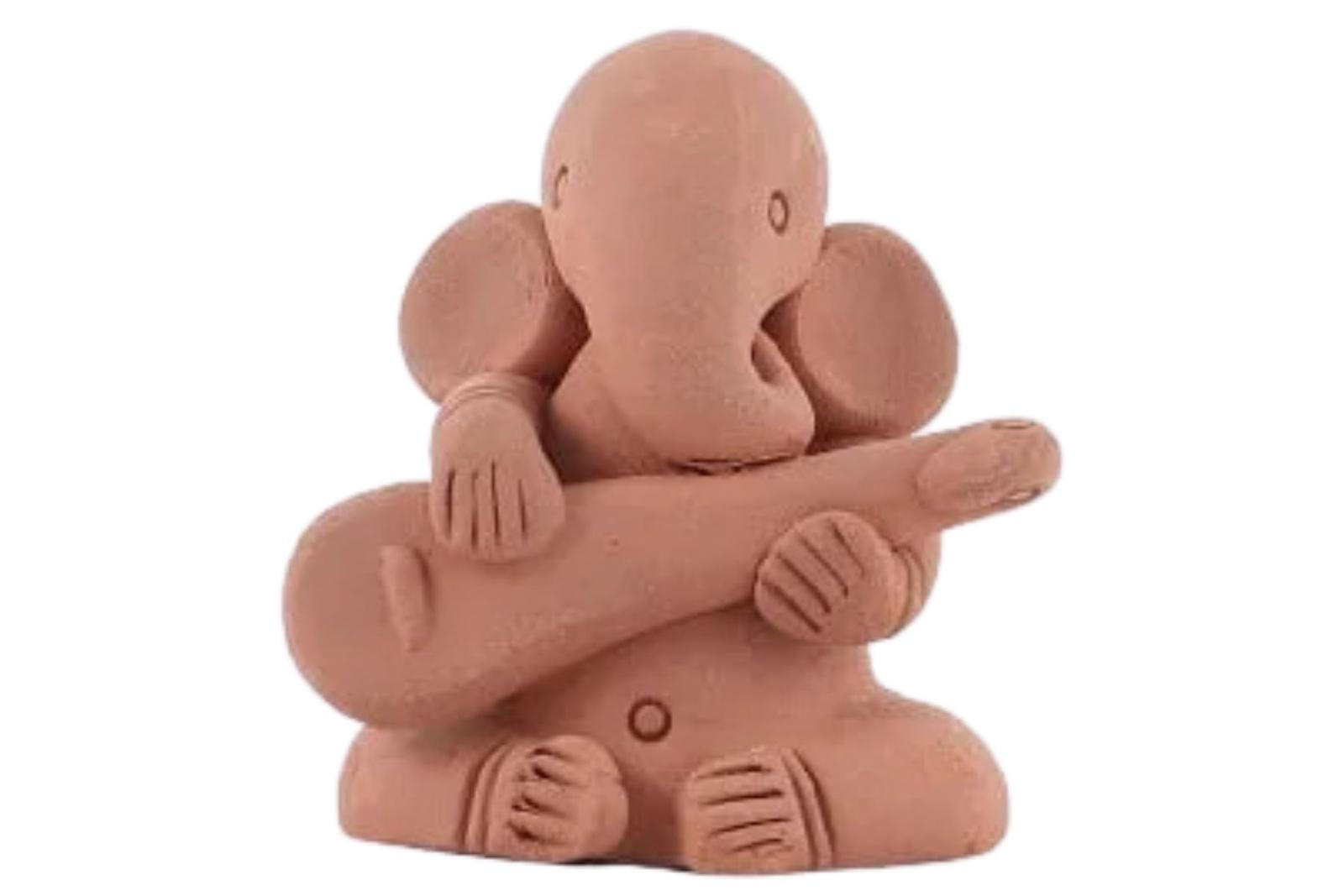 Terracotta Veena Ganesh