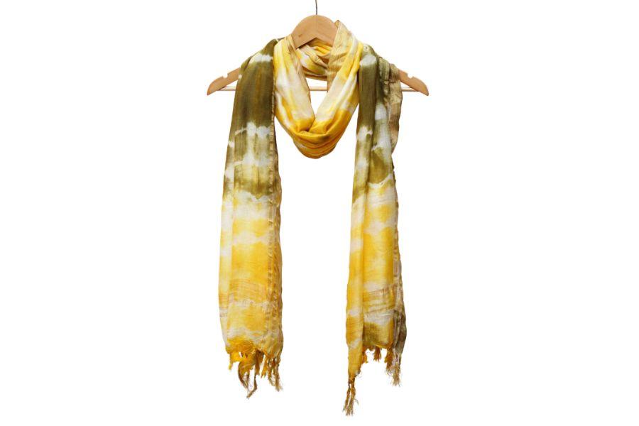 Tie & Dye Silk Dupatta - 1