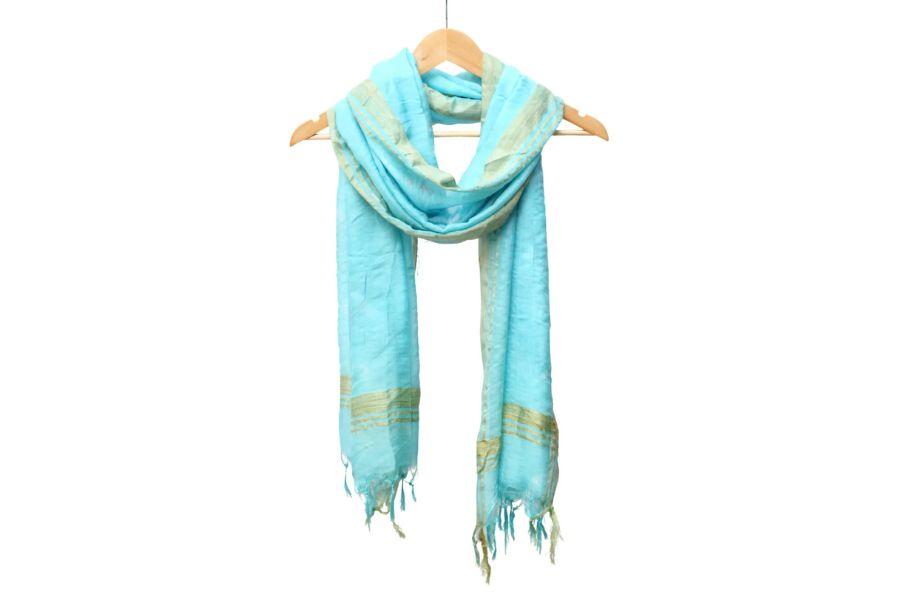 Tie & Dye Silk Dupatta - 11