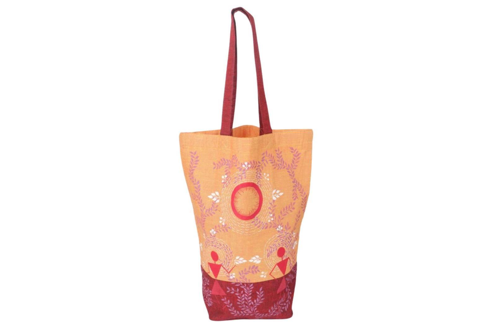 Warli Hand Painted Tote Bag