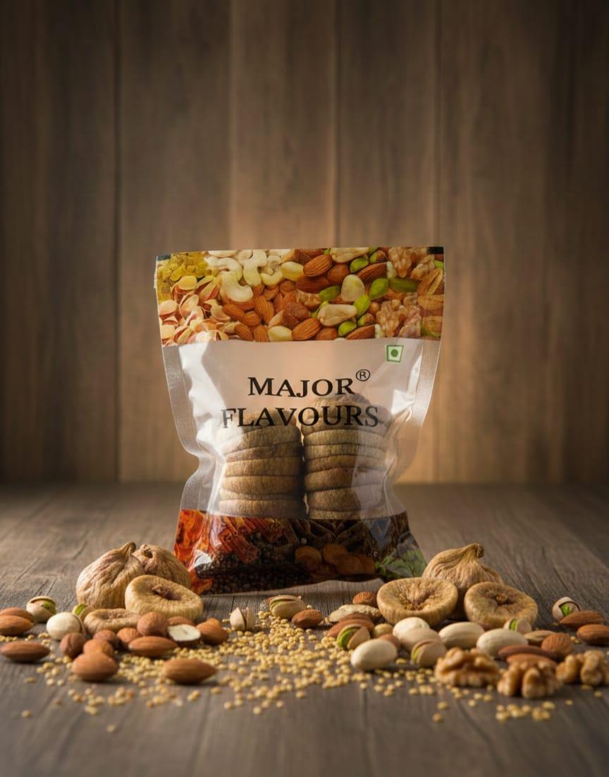 Major Flavour Premium Afghani Big Anjeer – Dried Figs | 100% Natural, Soft & Handpicked | Rich in Calcium & Fiber