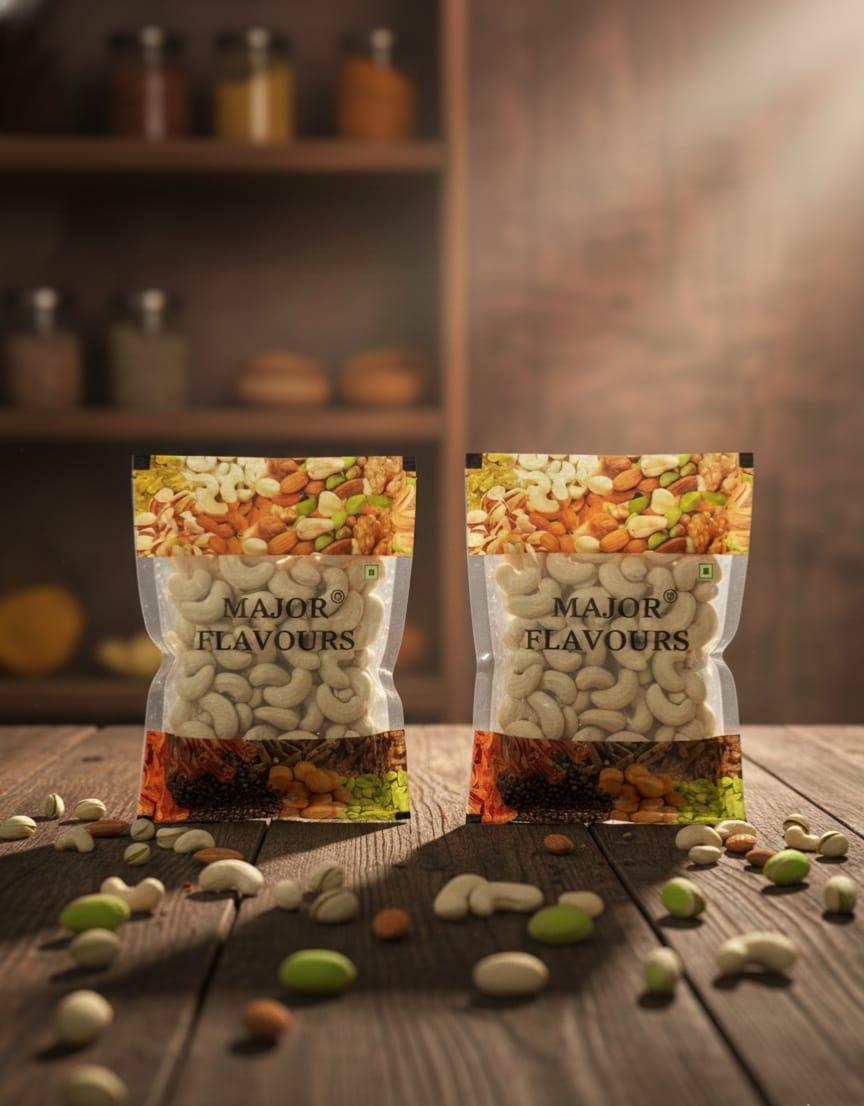 Major Flavour Premium Mangalore Kaju – Large Cashews (Grade W210) 