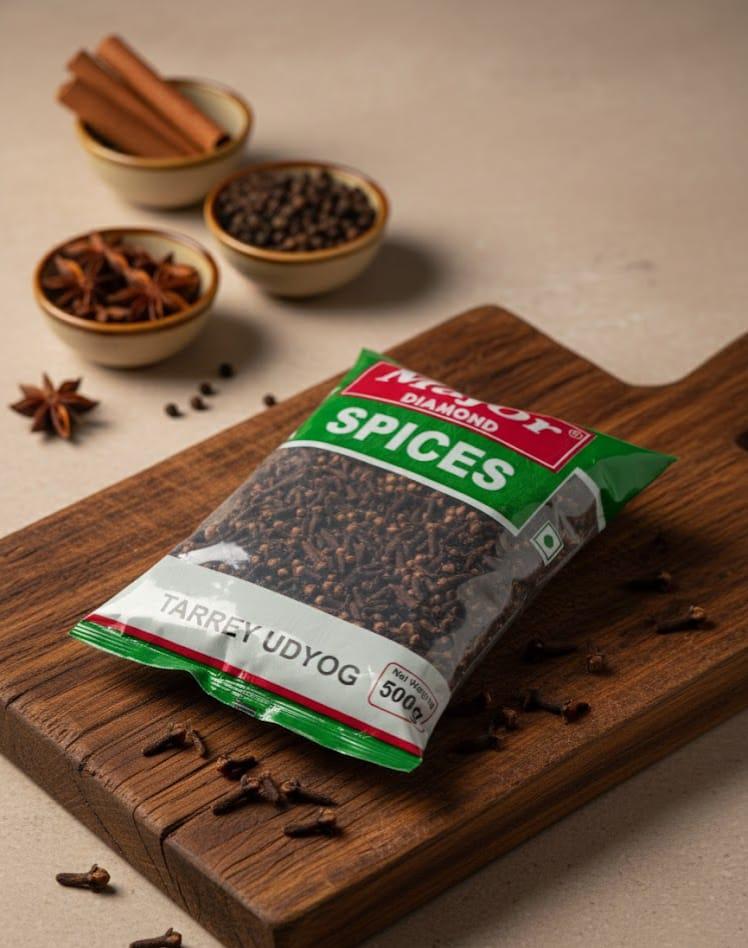 Major Flavour Premium Cloves (Laung) – Handpicked Whole Buds  | 100% Natural & High Essential Oil Content | Intense Aroma for Masala Chai, Biryani & Baking