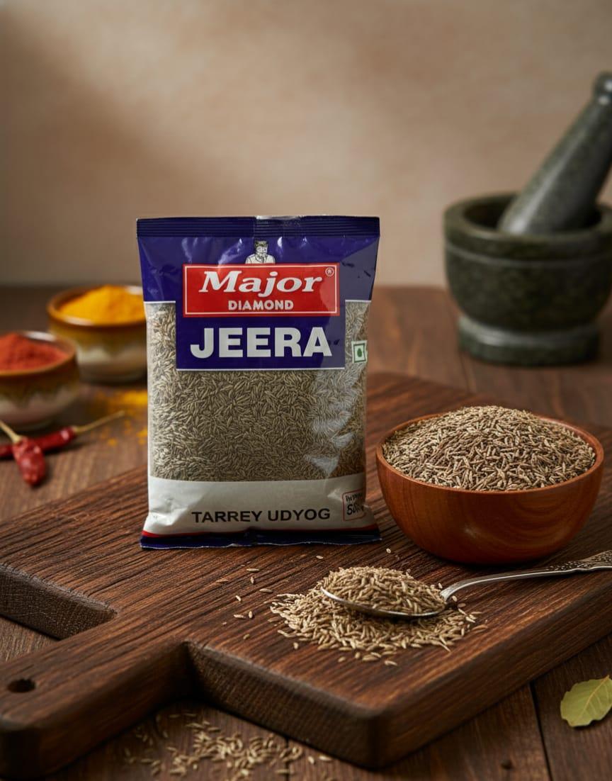 Major Flavour Premium Extra Bold Jeera – 100% Pure & Machine Cleaned