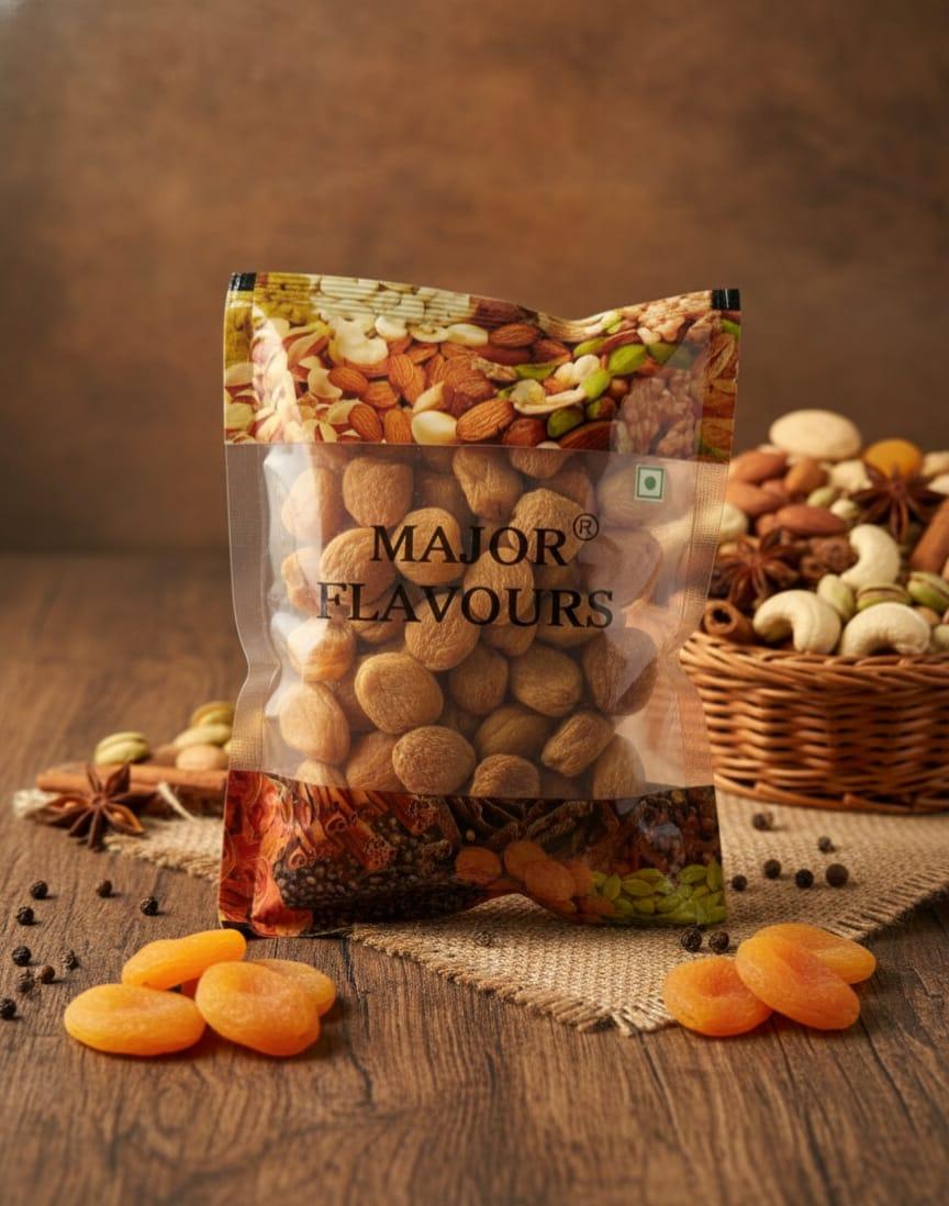 Major Flavour  Khubani (Dried Apricots) – The Natural Skin Glow Superfood | High Antioxidants for Anti-Aging | Soft, Chewy & Nutrient Dense