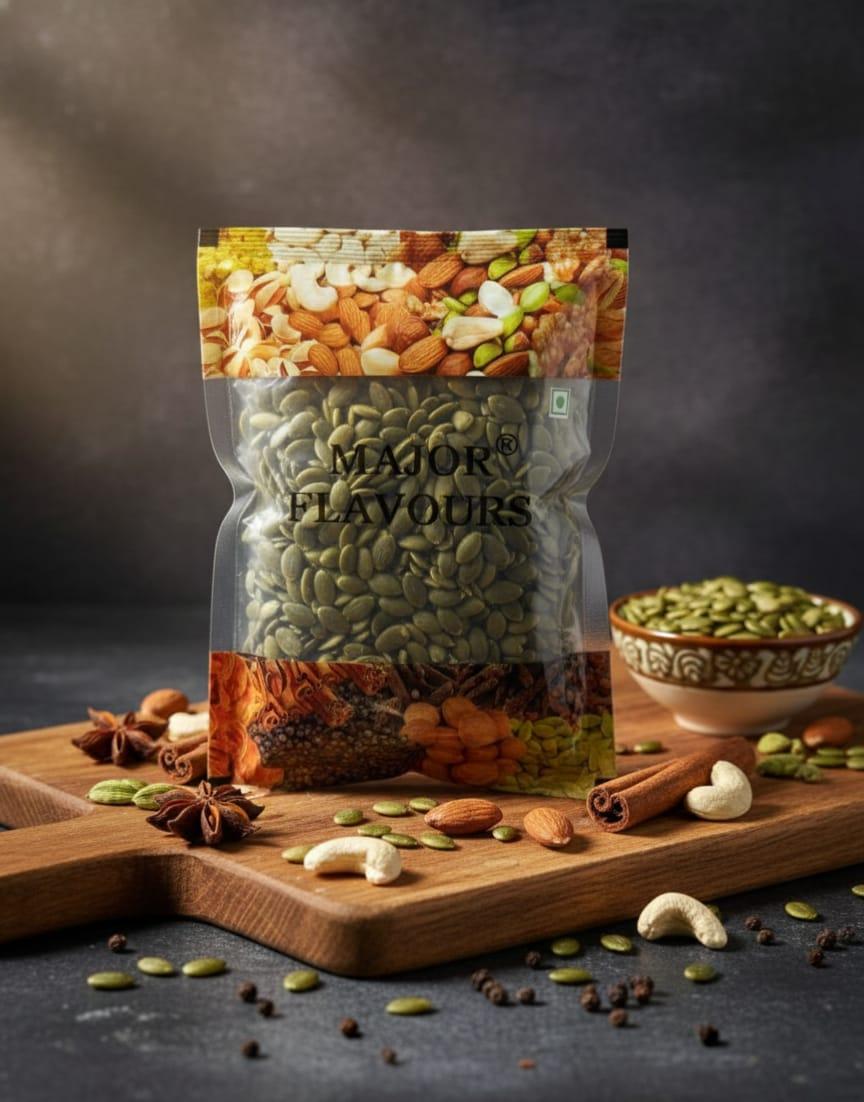 Major Flavour Raw Pumpkin Seeds – High Protein Superfood for Heart Health