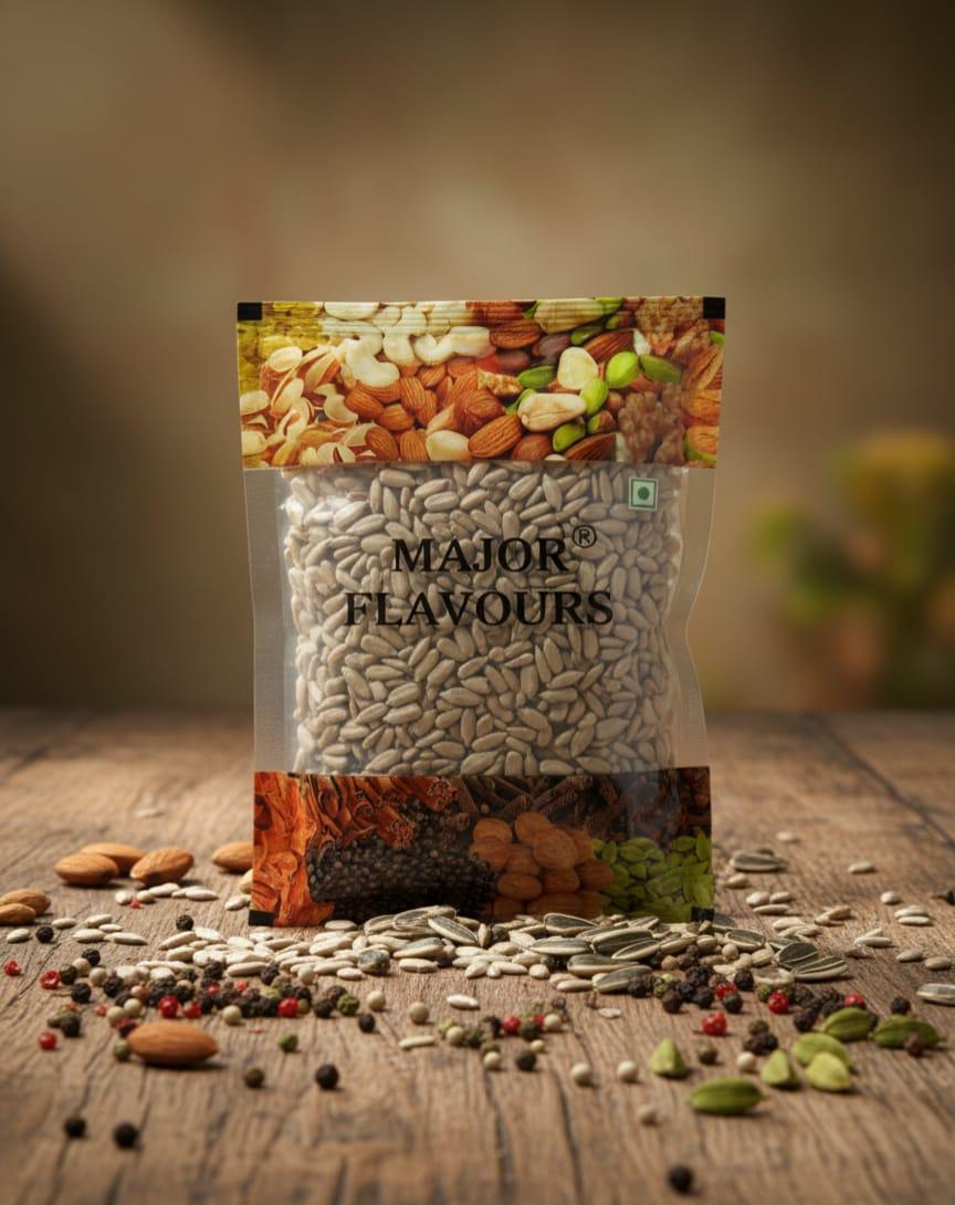 Major Flavour Premium Sunflower Seeds – Raw & Unsalted Kernels for Hormonal Balance & Heart Health | Rich in Vitamin E, Magnesium & Zinc | Keto & Vegan Superfood