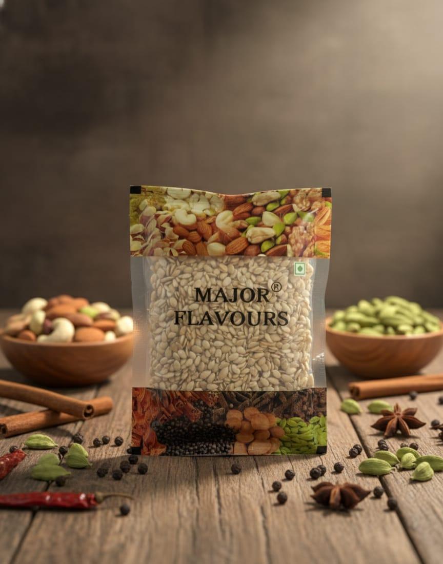 Major Flavour Premium Watermelon Seeds (Tarbuj Beej) – The Natural Powerhouse for Vitality & Immunity | High Protein, Zinc & Magnesium | 100% Raw & Seedless Quality