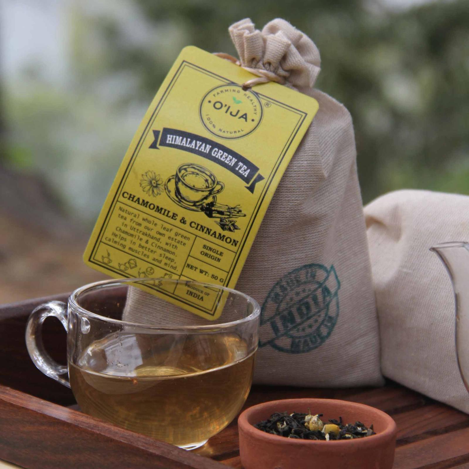 Himalayan Chamomile & Cinnamon Green Tea