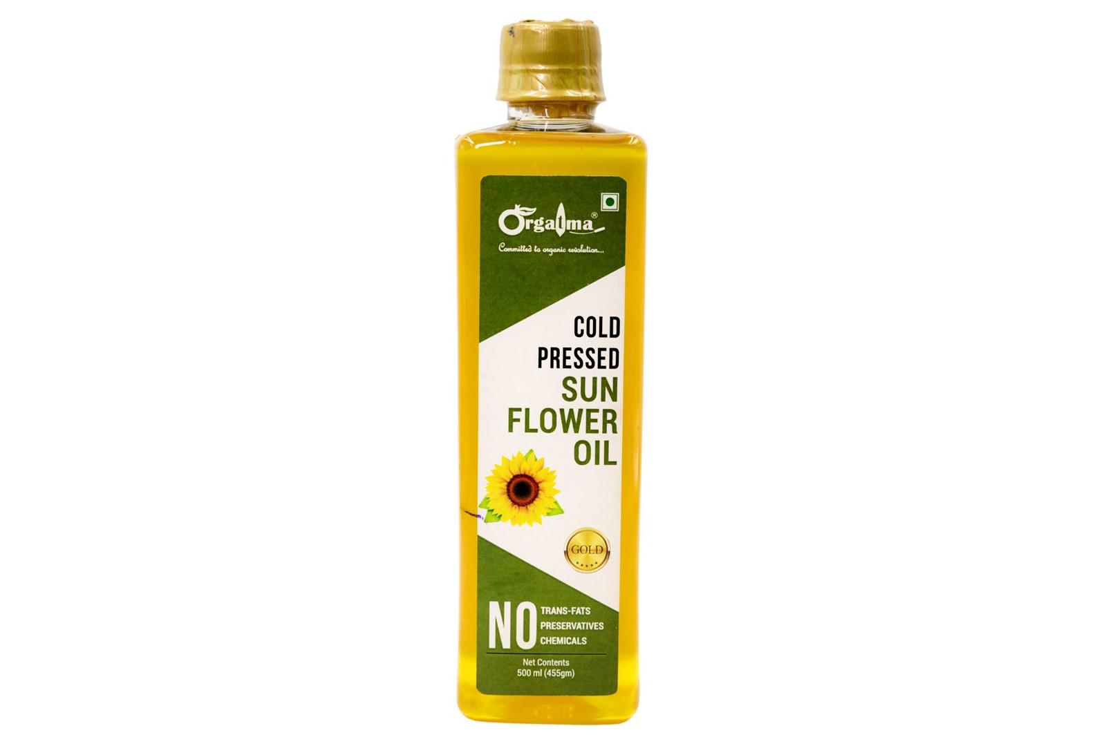 Cold Pressed Sunflower Oil (Gold)