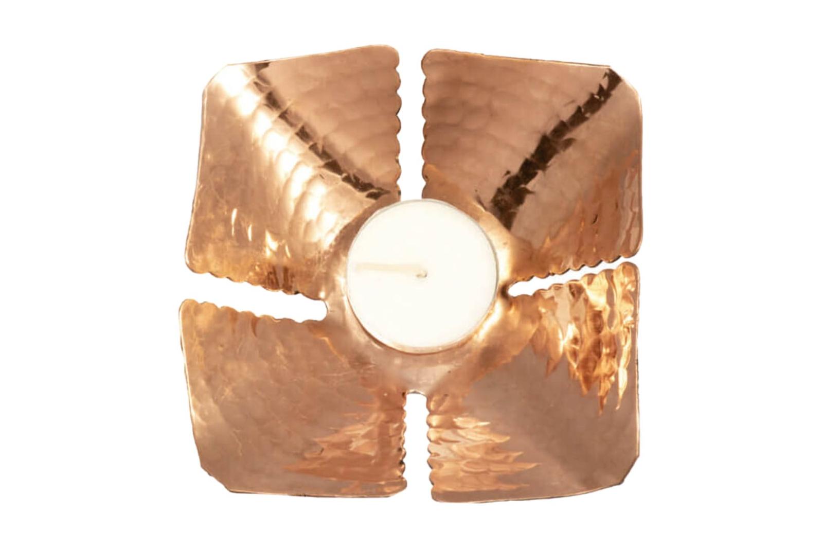 Copper Daivadeepa 4 Petal 1Pcs