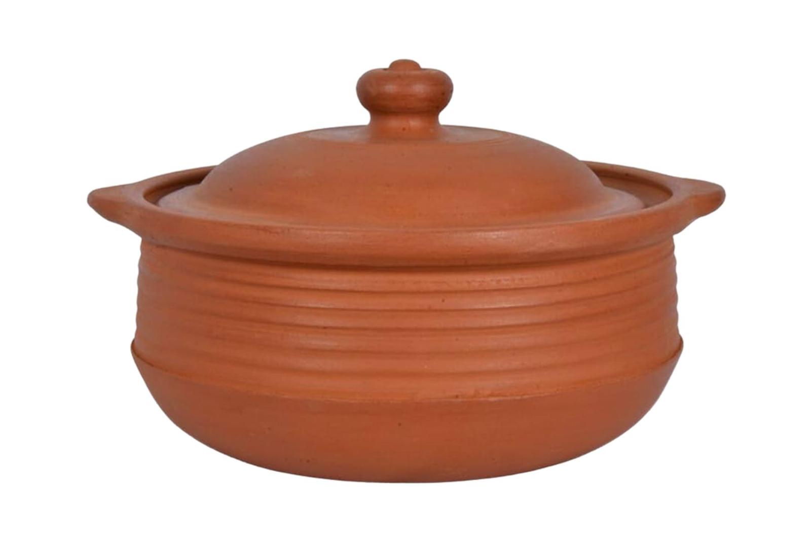 Earthen Cooking Pot With Led (Size 4)