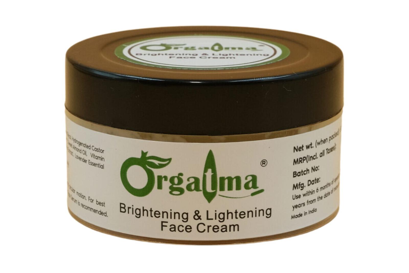 Orgatma Brightening & Lightening Face Cream