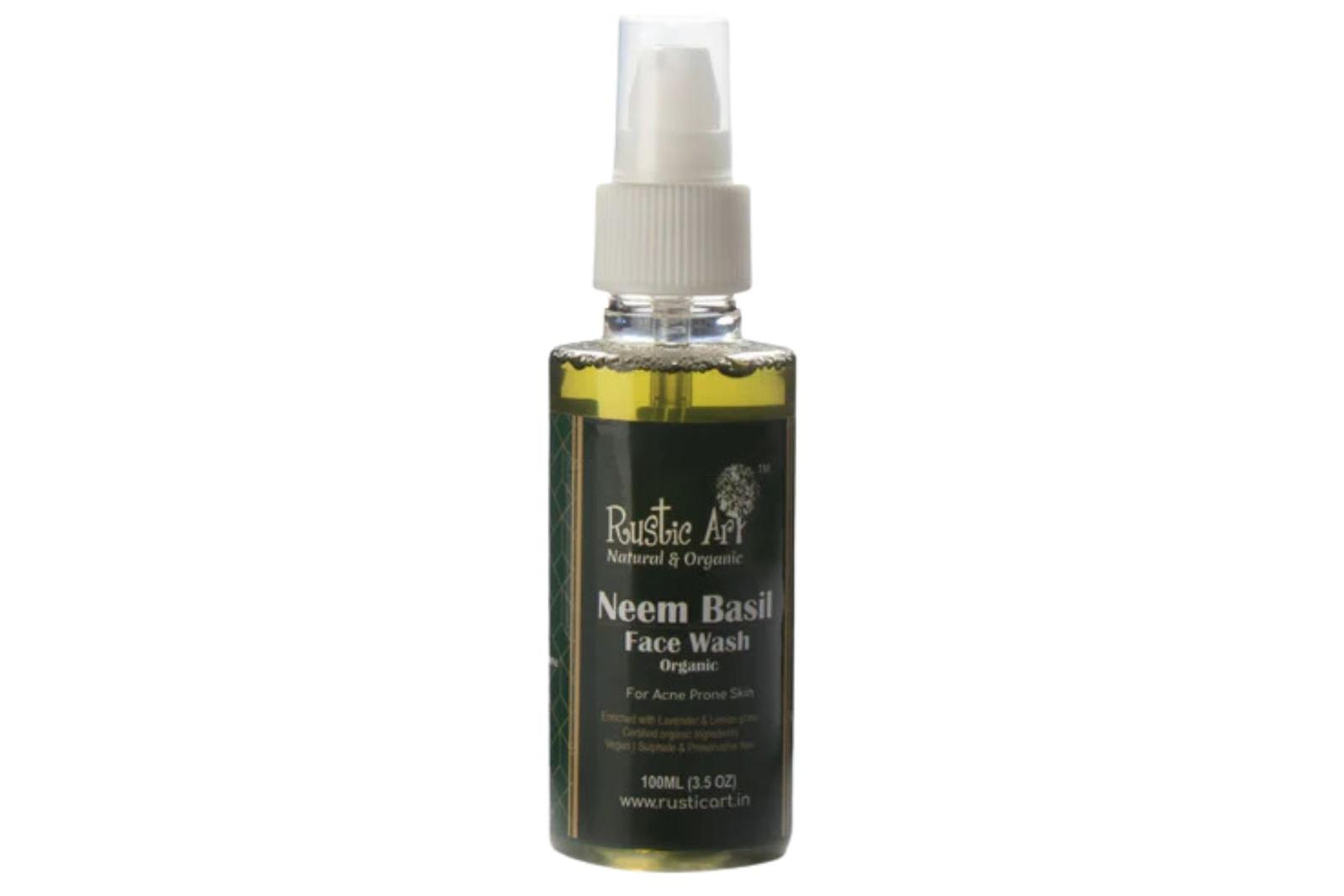 Rustic Art Neem Basil Face Wash