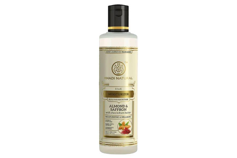 Khadi Natural Almond & Saffron Moisturizer- Sls & Paraben Free