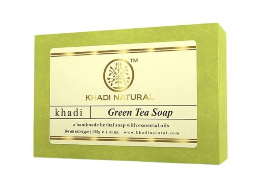 Khadi Natural Green Tea Handmade Herbal Soap