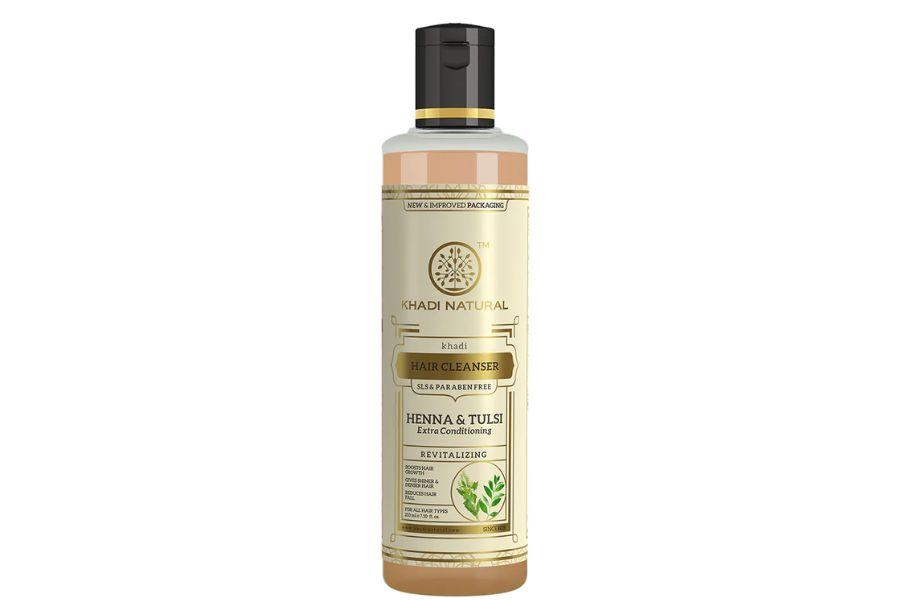 Khadi Natural Herbal Heena Tulsi Extra Hair Conditioning Cleanser- Sls & Paraben Free
