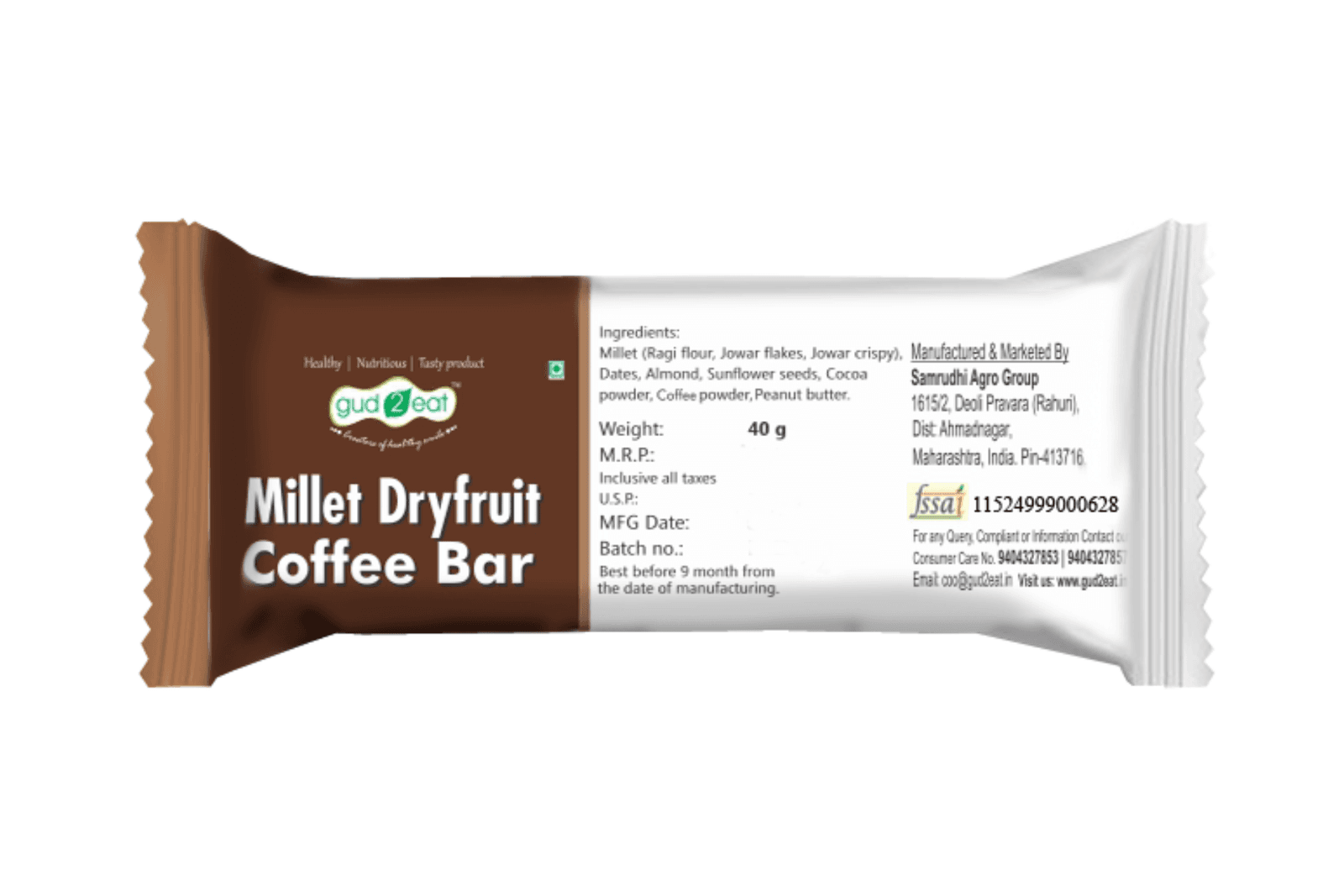Millet Dry fruit Coffee bar