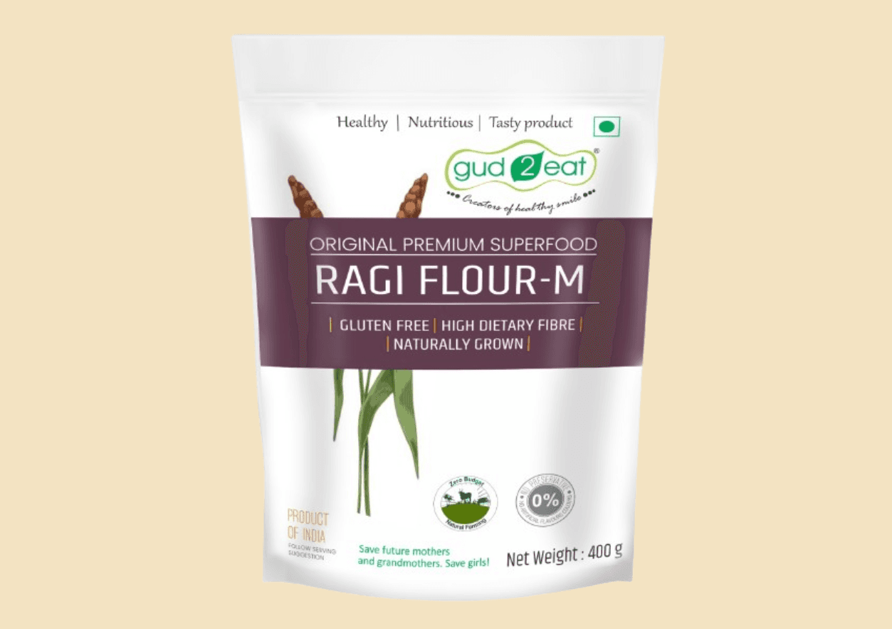 Sprouted Ragi Flour I Calcium rich I Fiber rich I 400g