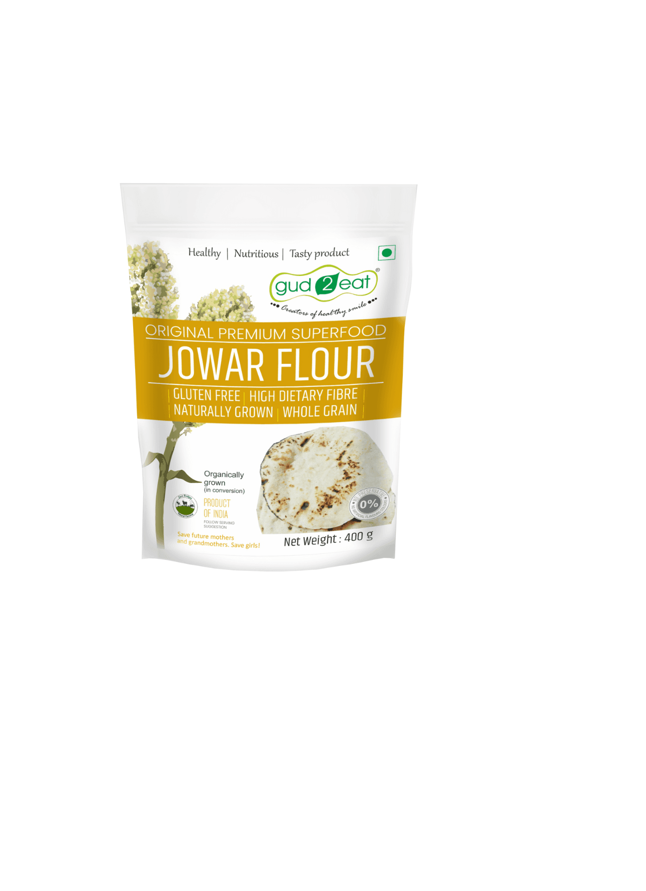 Maldandi Jowar Flour (Gluten Free) Stone Grounded
