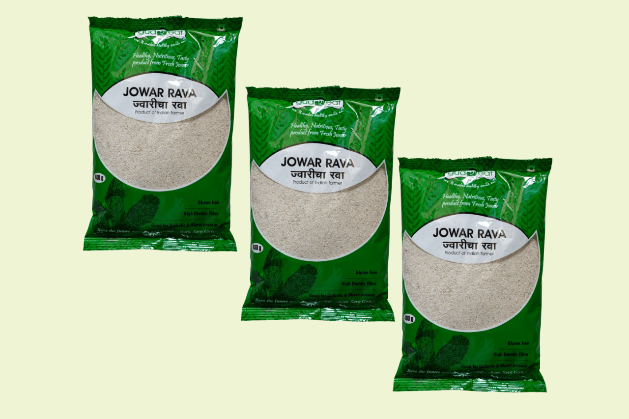 Gud2eat JOWAR RAVA (BUY 2 GET 1 FREE)