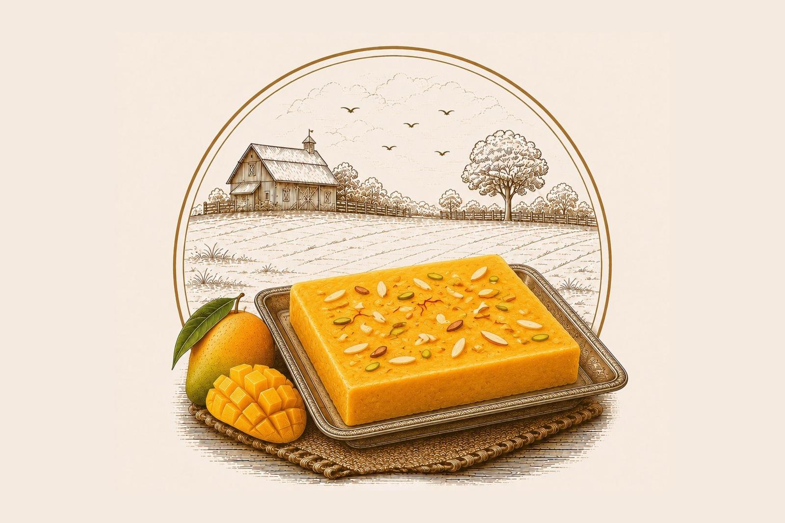 Mango Malai Barfi