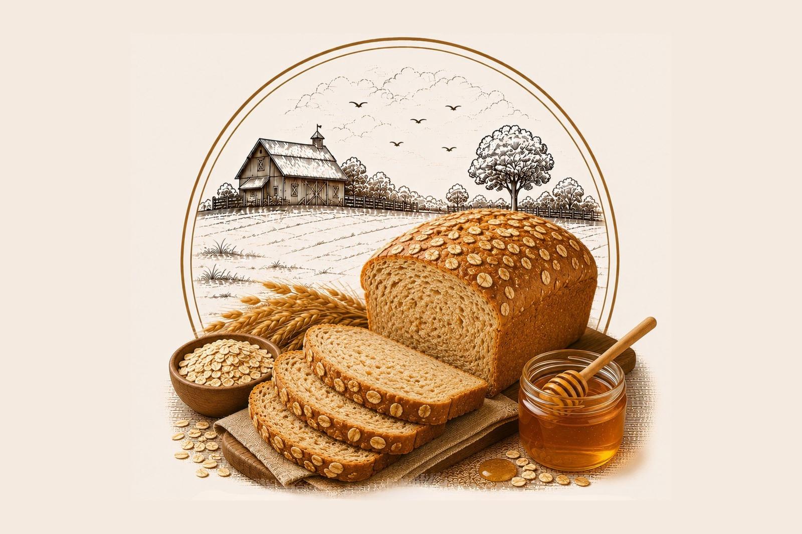 Honey Oats Bread